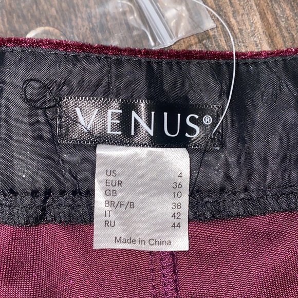 Venus velvet with satin tuxedo style dressy pants - Picture 4 of 8